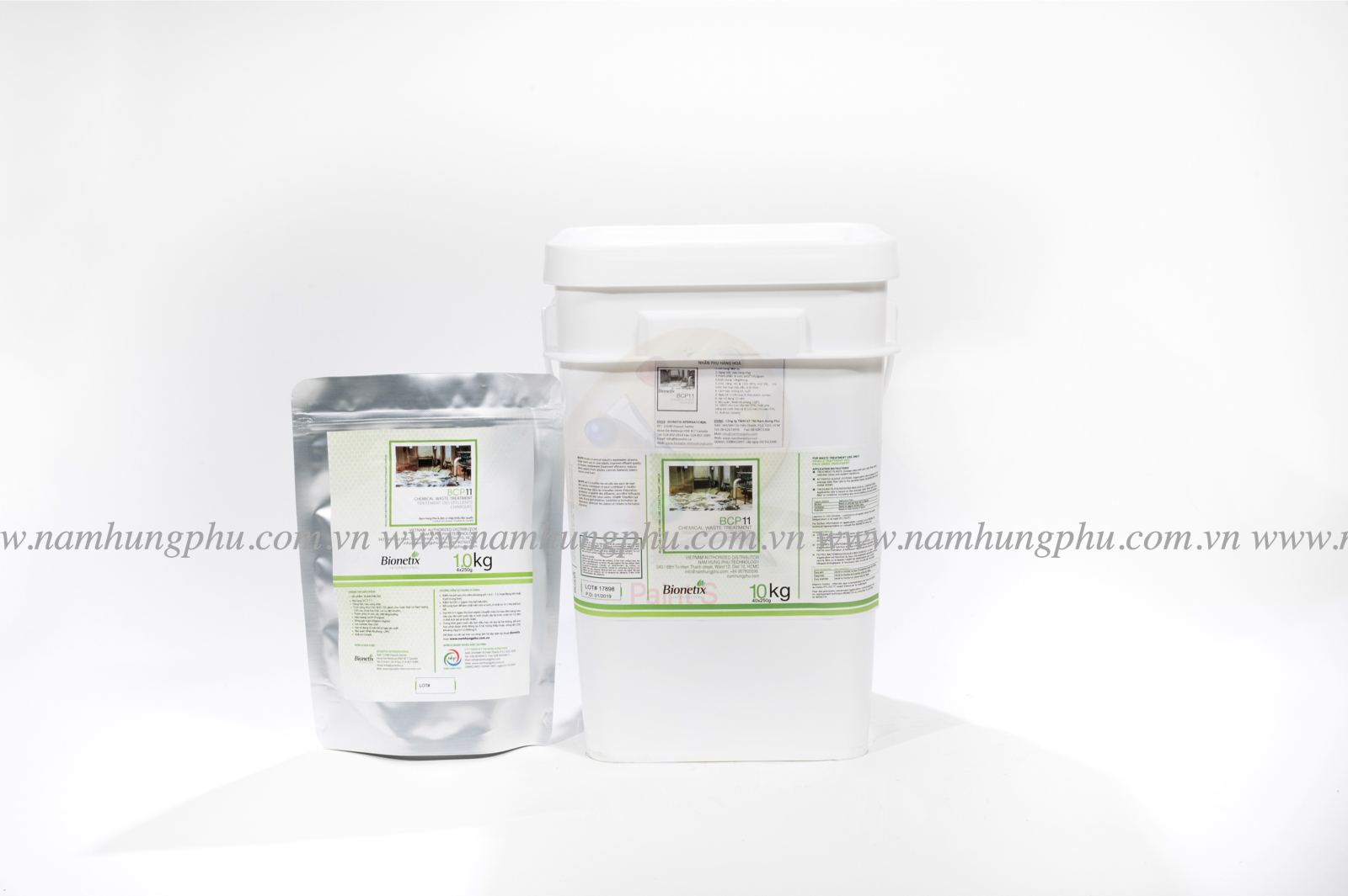 Chế phẩm vi sinh xử lý nước thải chứa hóa chất BCP11
