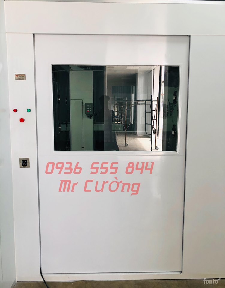 Air shower cửa trượt tự động (1 cánh)
