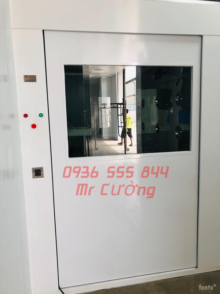 Air shower cửa trượt tự động (1 cánh)