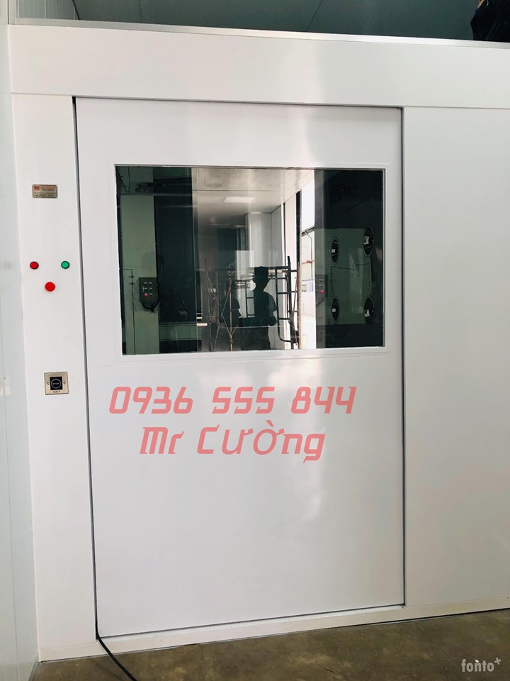 Air shower cửa trượt tự động (1 cánh)