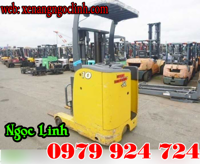 Xe nâng điện đứng lái qua sử dụng 2.5 tấn/2500kg nâng cao 5m