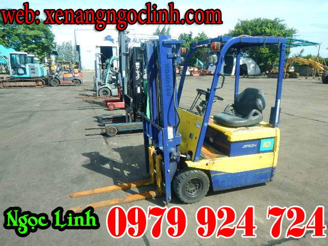 Xe nâng điện ngồi lái cũ Nissan 2.5 tấn/2500kg chiều cao nâng 3-6m