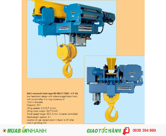 Palang cáp điện Kuli (Đức)
