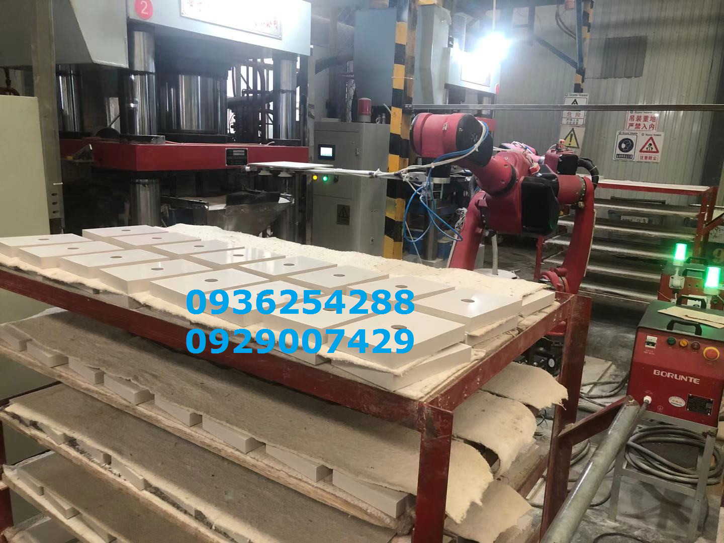 Tấm sứ chịu mài mòn, chịu nhiệt
