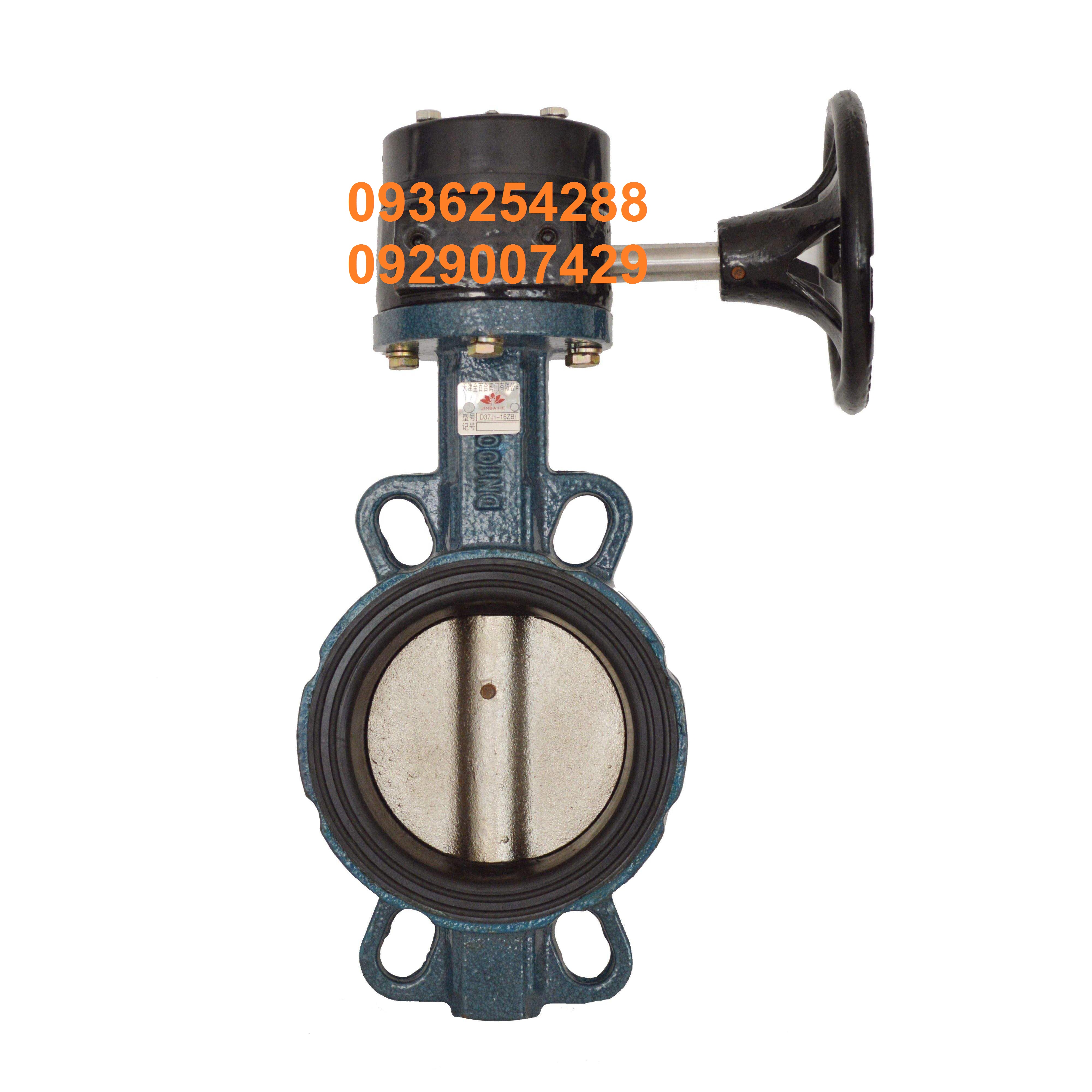 Van bướm DN32 tay gạt