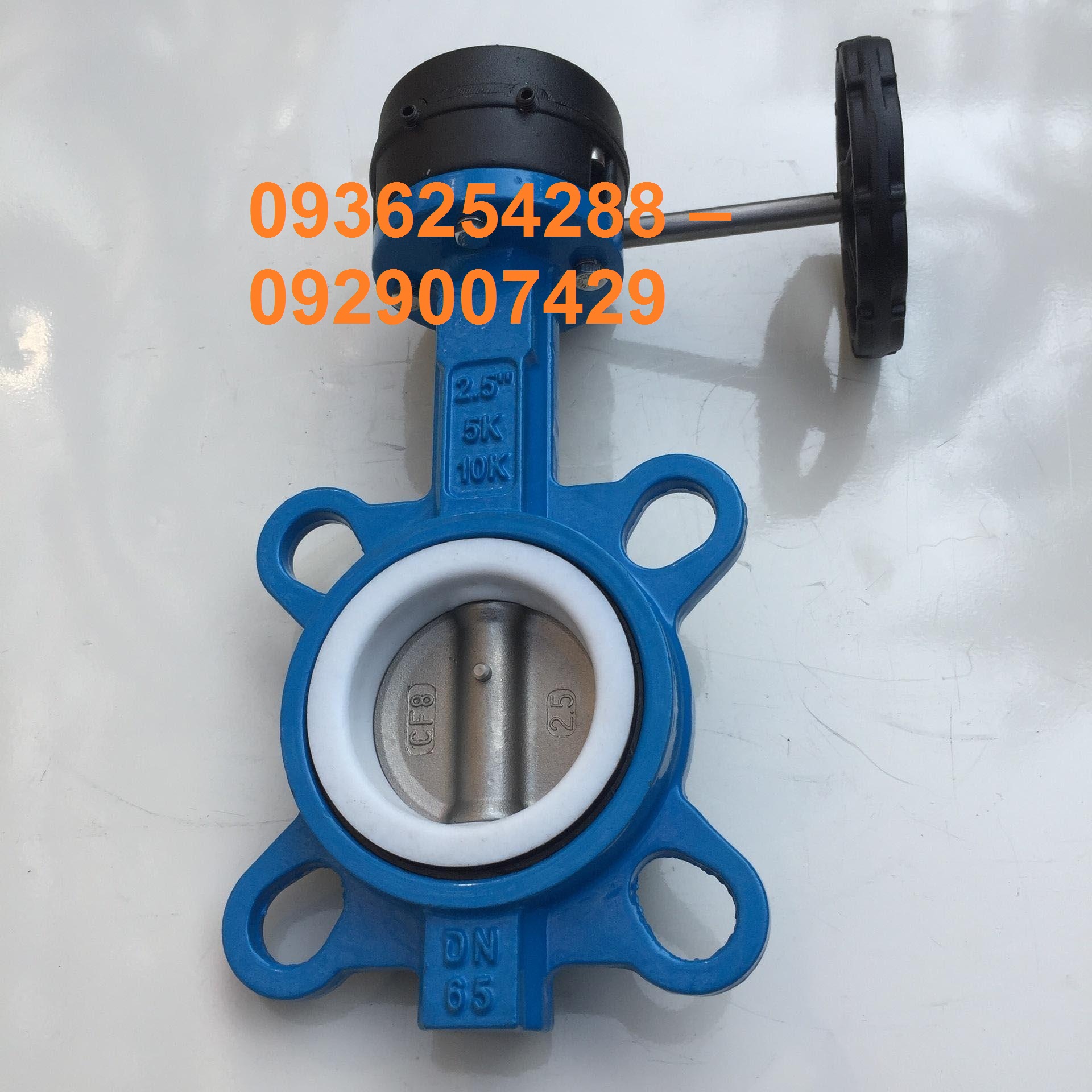 Van bướm DN32 tay gạt