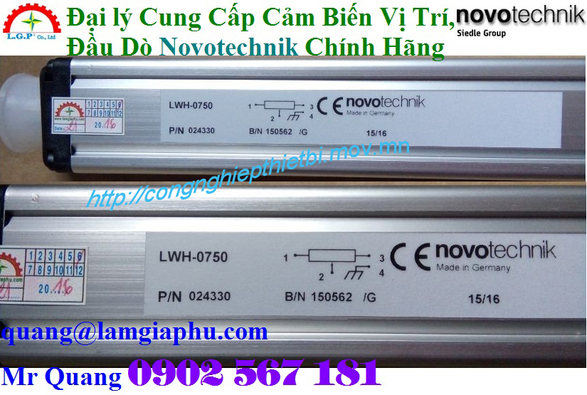 Cảm biến vị trí Novotechnik LWH-0100, P/N 024304