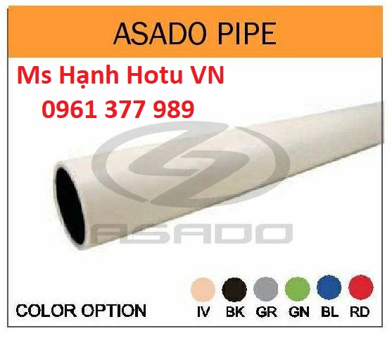 Ống thép bọc nhựa Hàn Quốc thương hiệu chính hãng ASADO