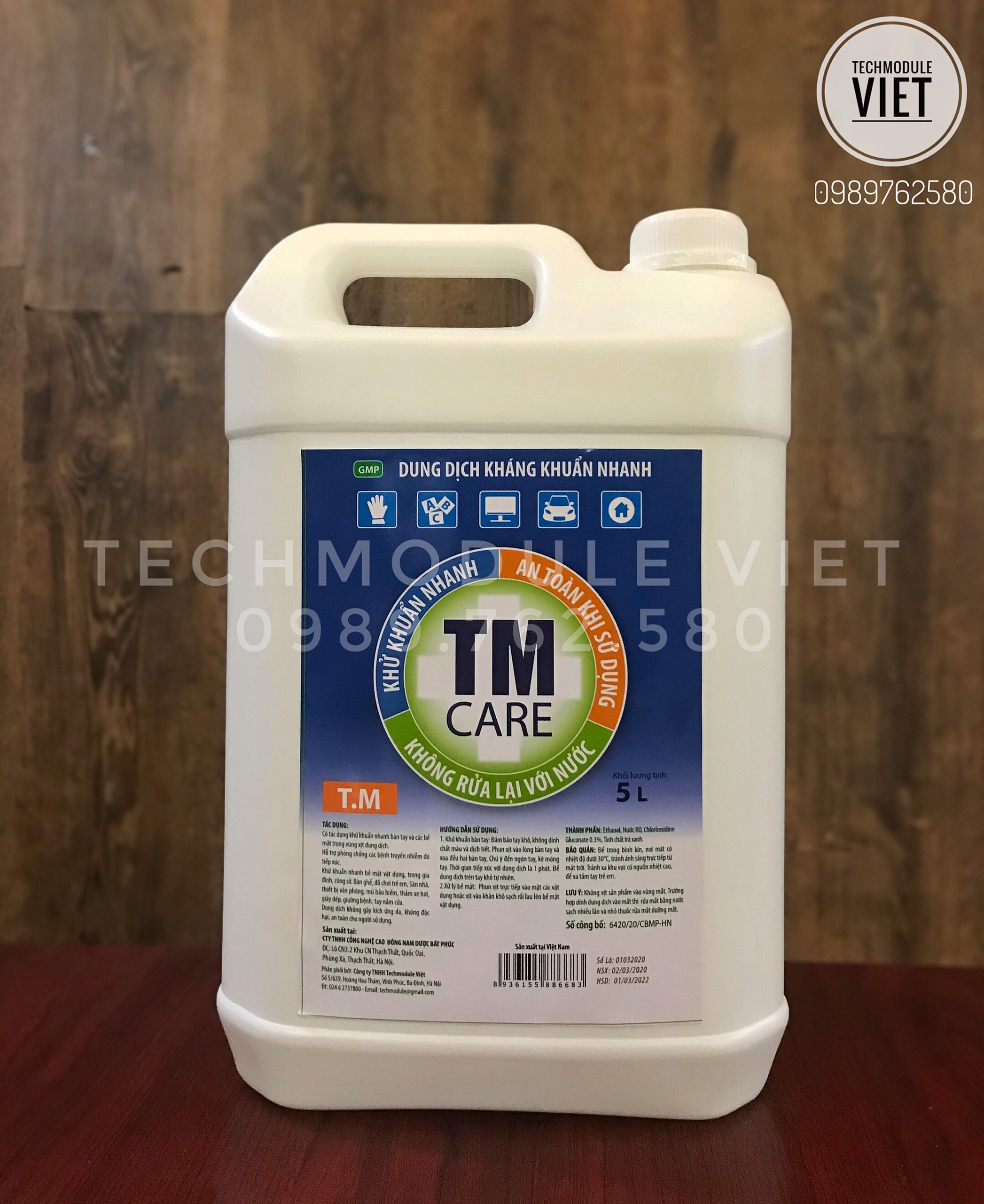 Dung dịch kháng khuẩn tay nhanh TM Care