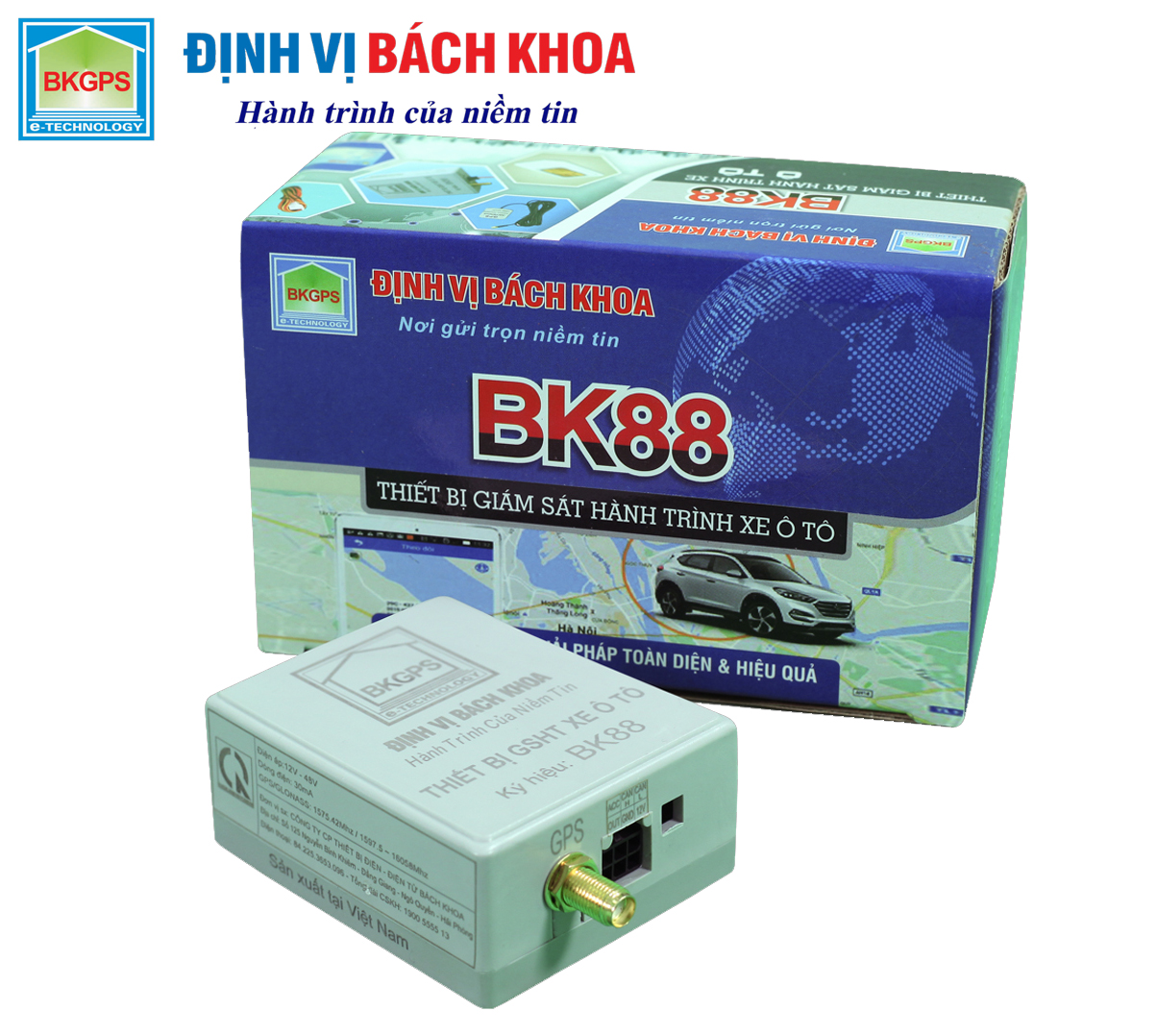 Thiết bị giám sát hành trình BK88 - Tích hợp giải pháp bác sĩ ô tô độc quyền tại Việt Nam