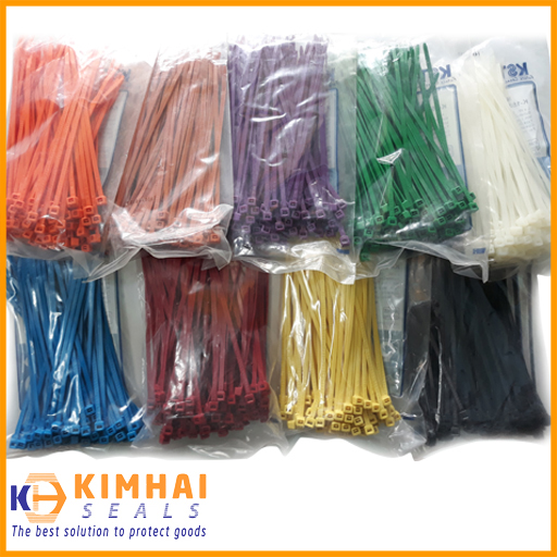 Dây rút nhựa nhiều màu (3.6x150 mm)- Chịu nhiệt cao, không bay màu