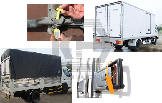 Kẹp chì xe tải, kẹp chì container - Có in tên công ty, đánh số