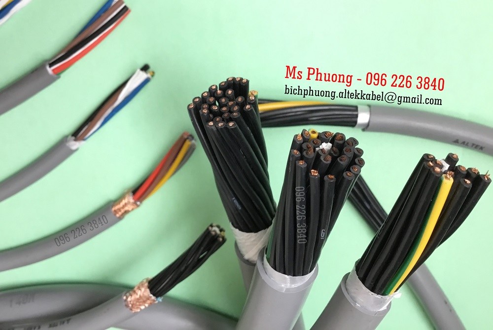 Cáp điều khiển, cáp điện 5x1.5sqmm Cu/Pvc/Pvc
