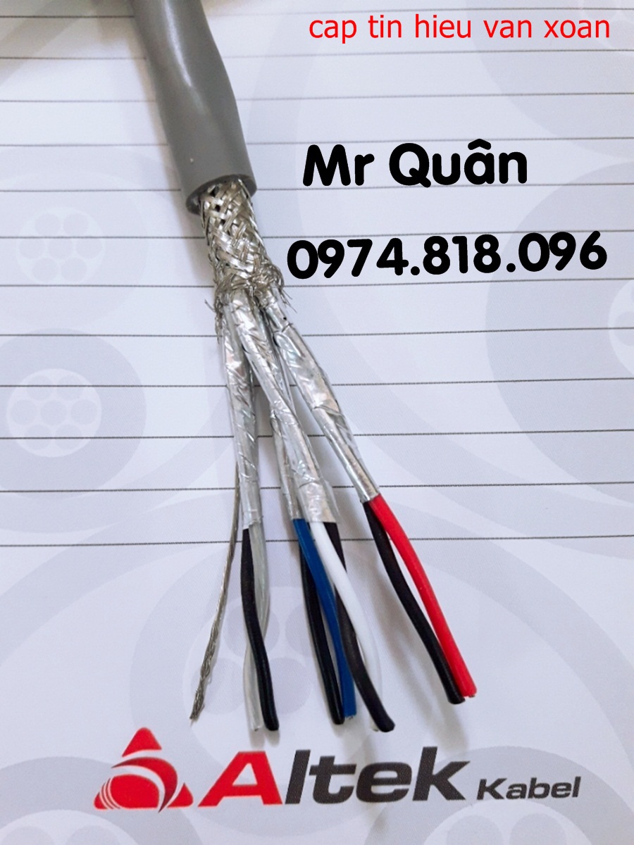 Cáp tín hiệu chống nhiễu 2x2x18 awg