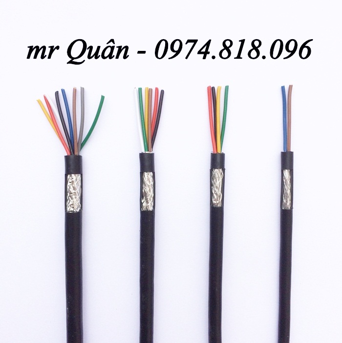 Cáp tín hiệu chống nhiễu 24awg x 2,4,6,8 lõi