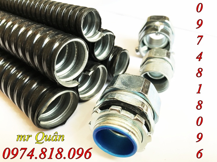Ống ruột gà lõi thép đàn hồi bọc nhựa pvc