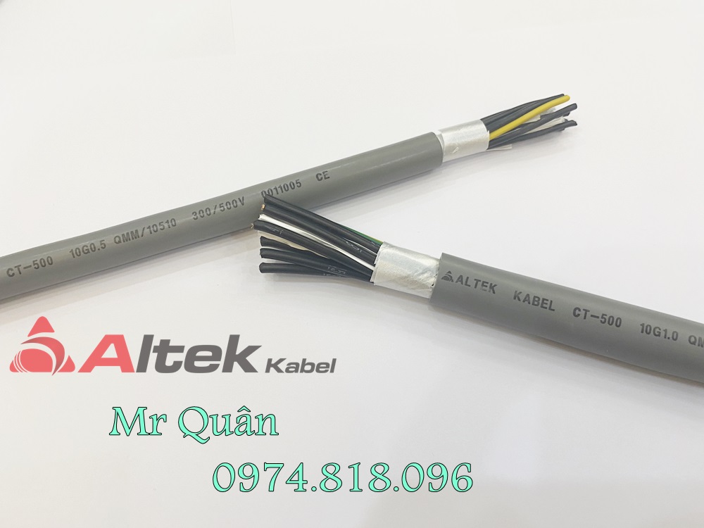 Cáp điều khiển 4x0.75 Cu Lưới