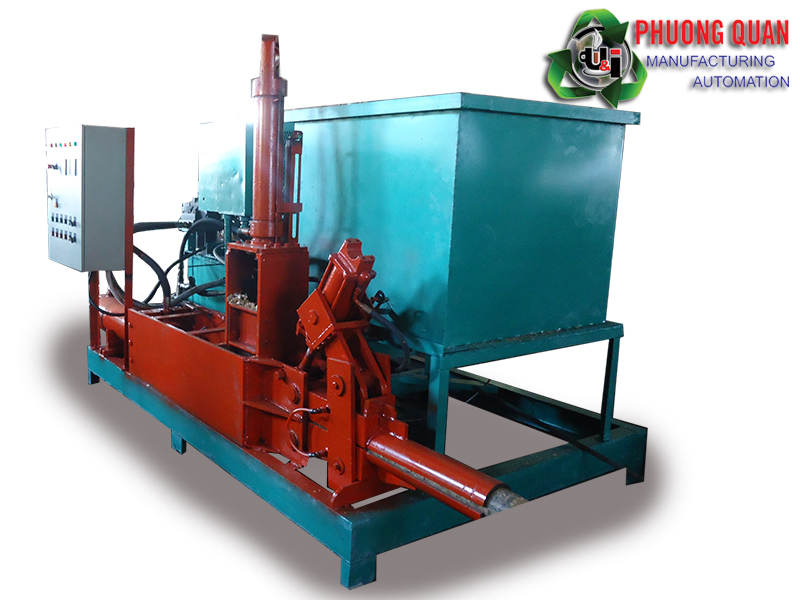Máy ép củi mùn cưa, dăm bào, trấu
