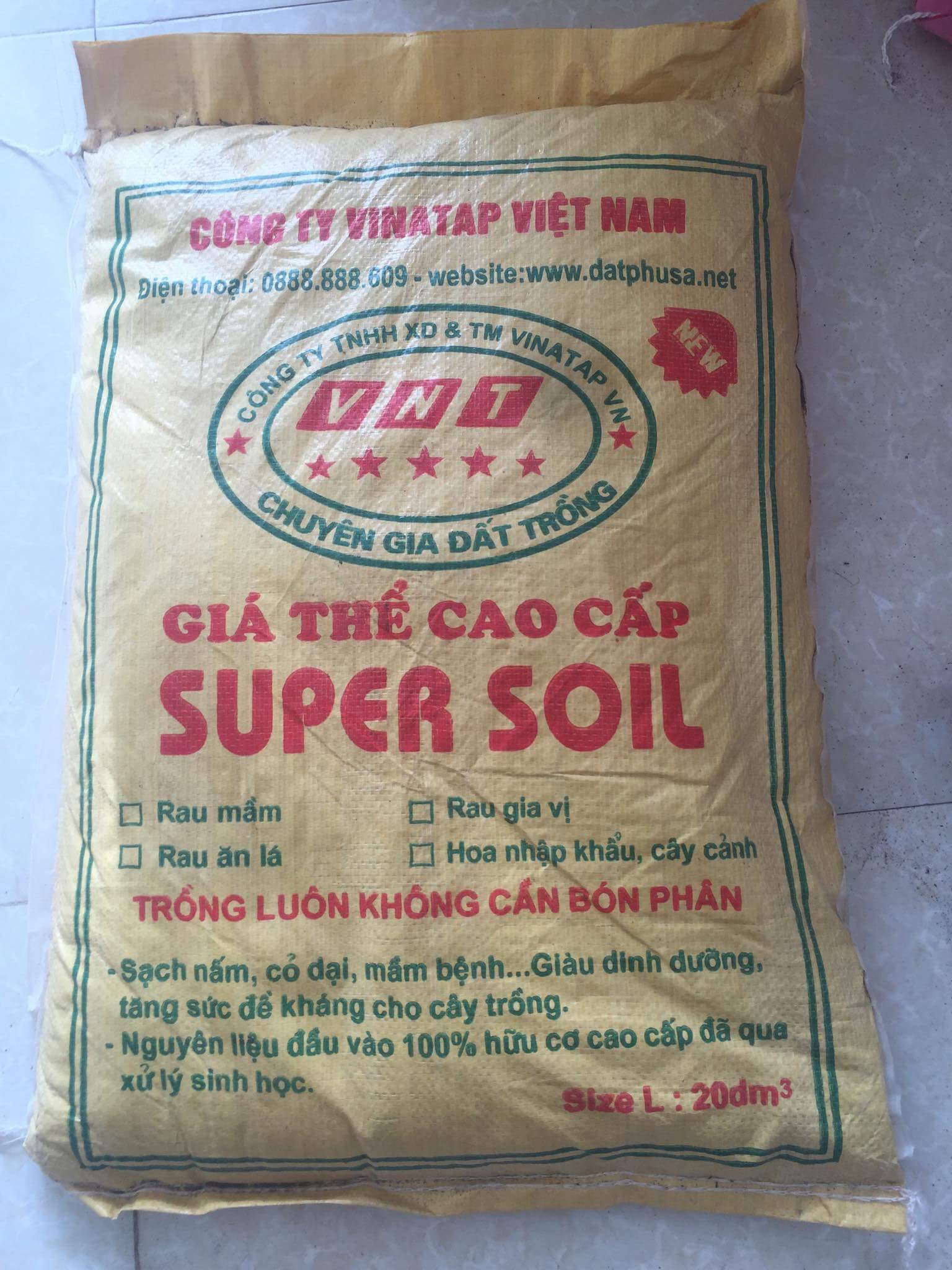 Giá thể cao cấp Super soil