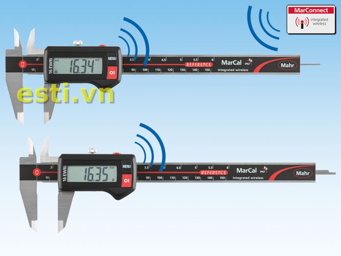 Thước kẹp điện tử Mahr 16EWRi – với kết nối không dây