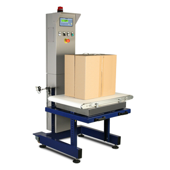 Cân kiểm tra khối lượng sản phẩm đóng thùng