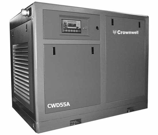 Máy nén khí trục vít ngâm dầu Crownwell
