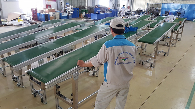 Băng tải PVC