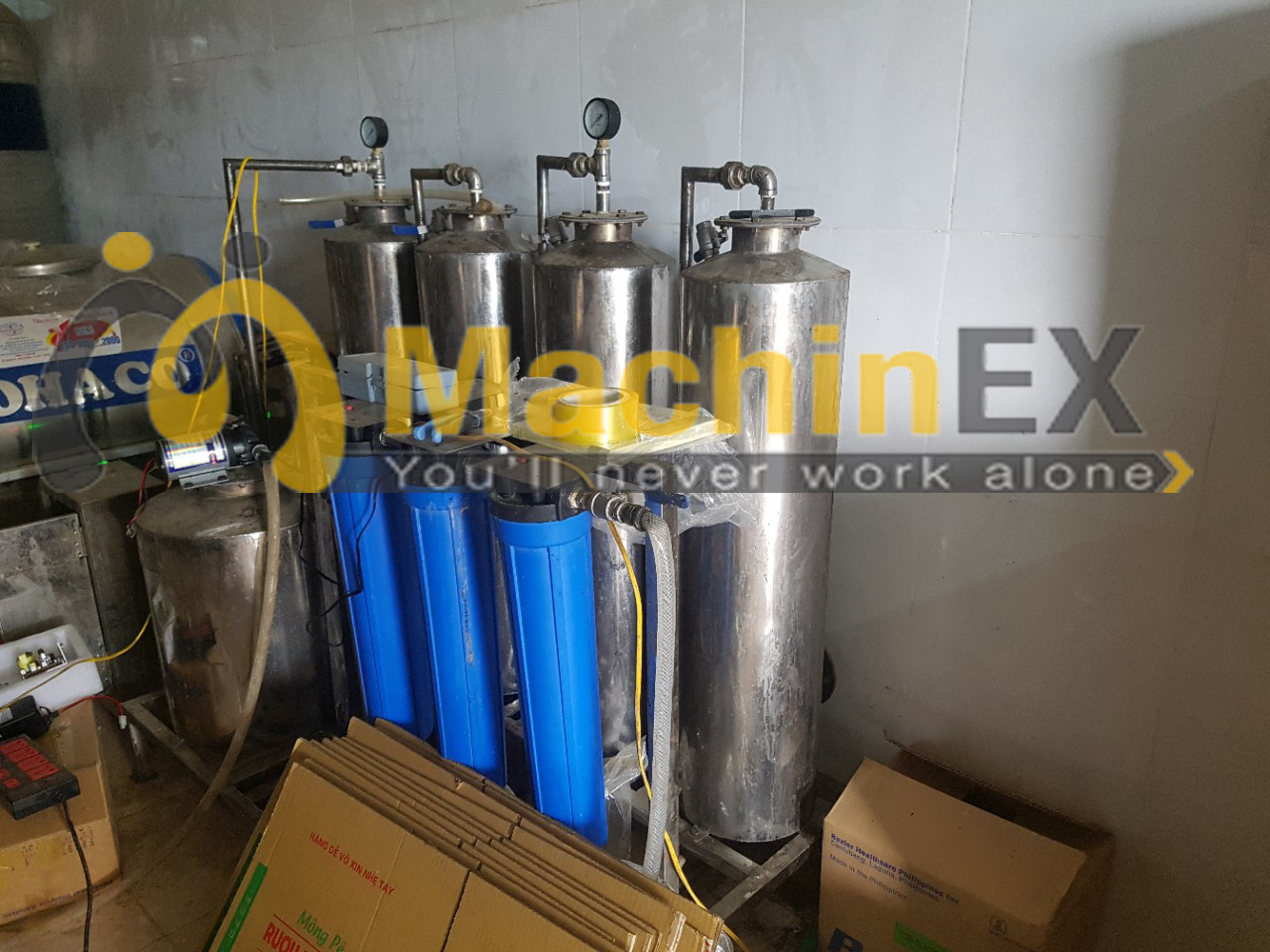 Máy lọc rượu công suất 500 lít/h