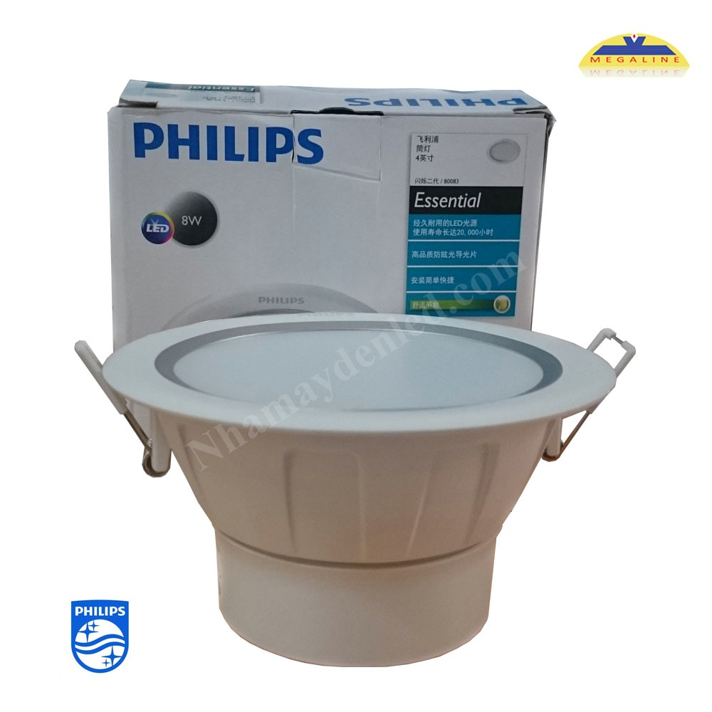 Đèn led âm trần Silver 80083 LED Philips