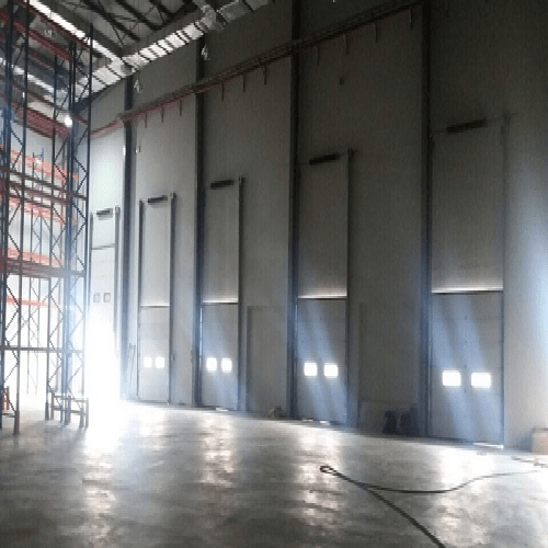 Cửa cuốn trượt trần Overhead door Naviflex