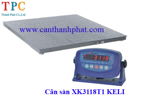 Cân sàn, cân động vật 2 tấn Keli XK3118T1