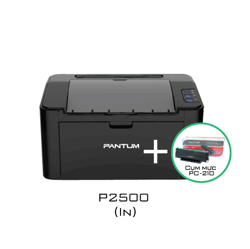 Combo máy in Pantum P2500 + PC-210