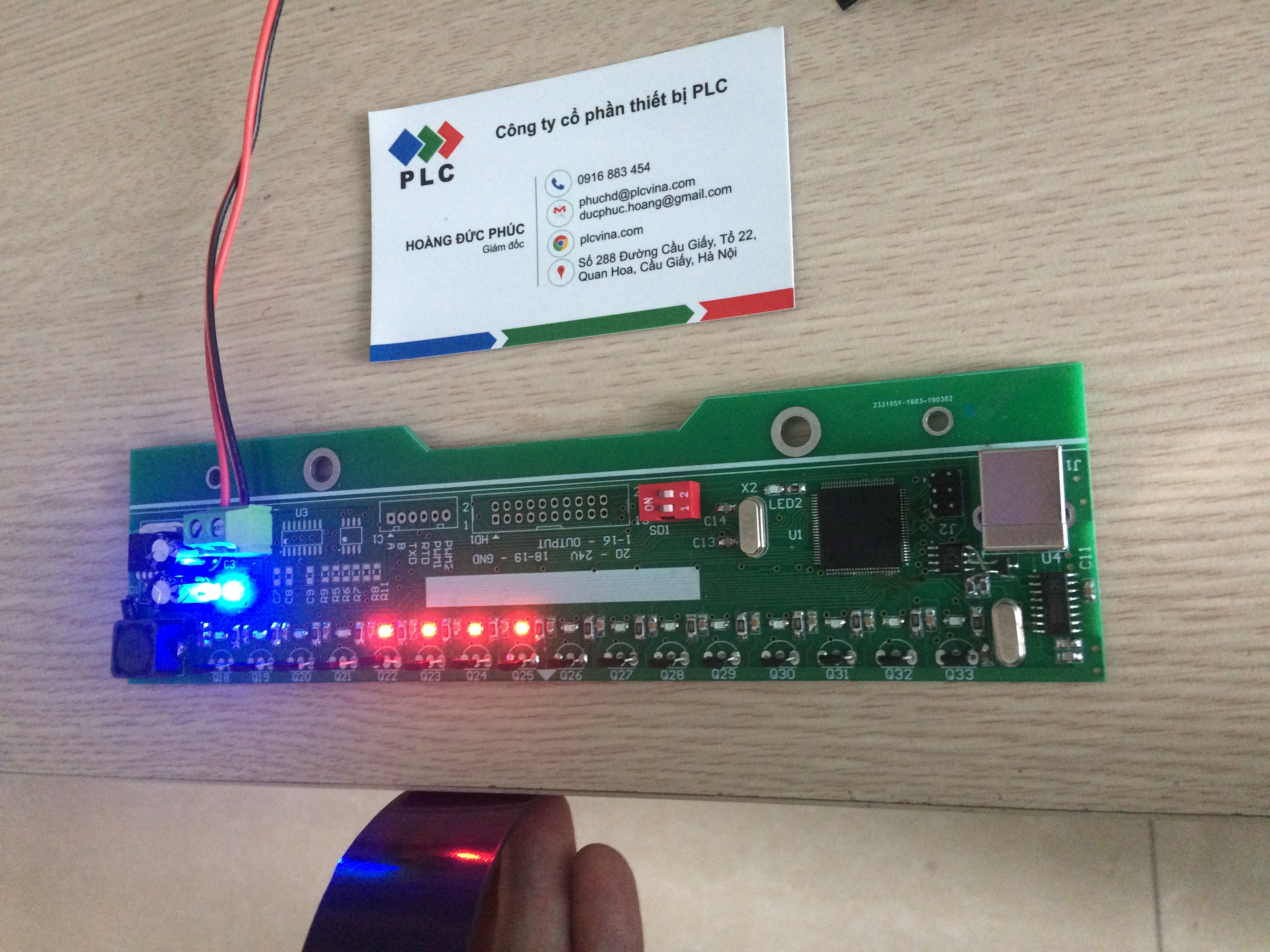 Cảm biến dò vạch từ xe AGV