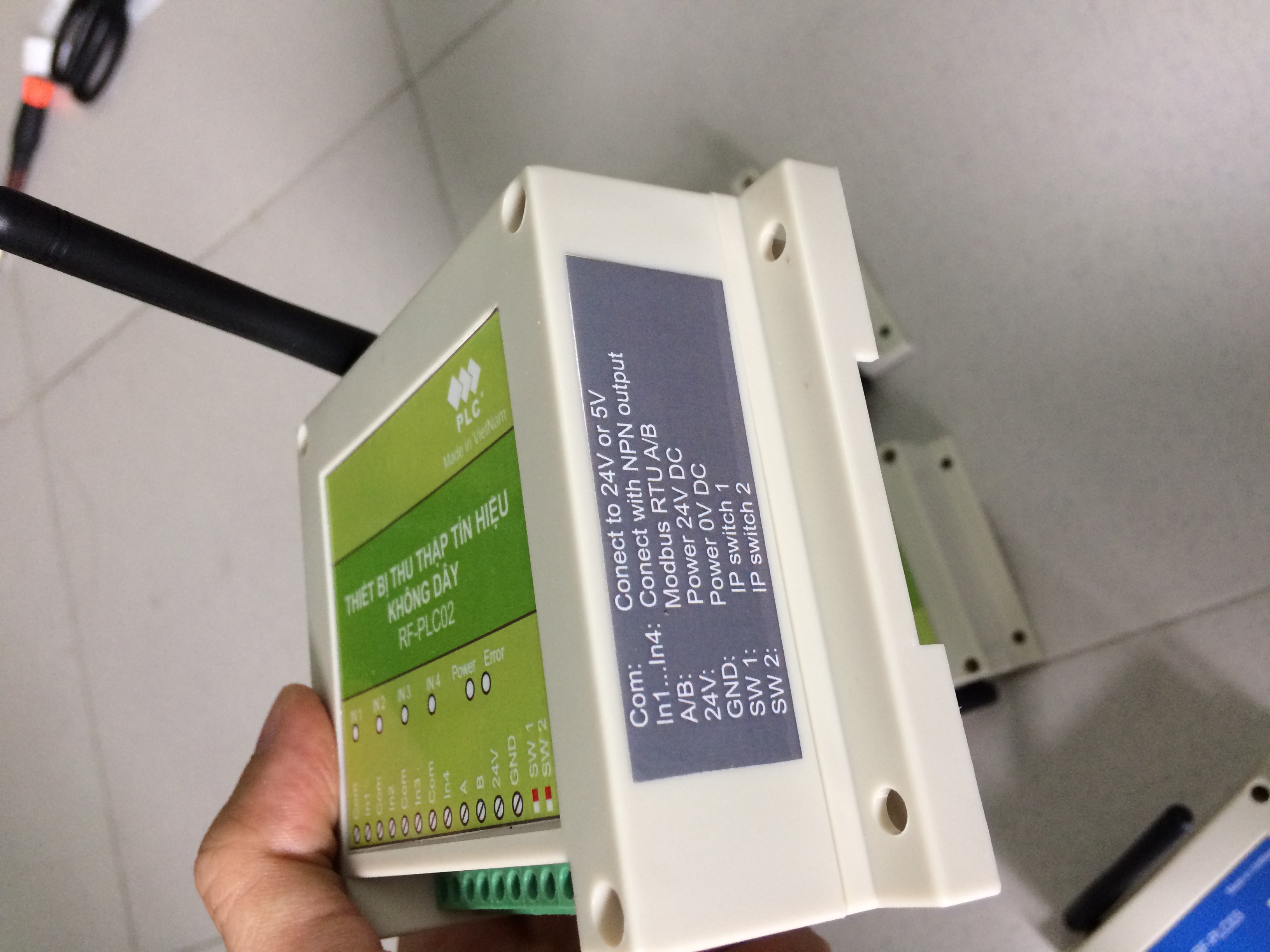 Thiết bị giám sát và điều khiển không dây - IoT - Scada - Công nghiệp 4.0