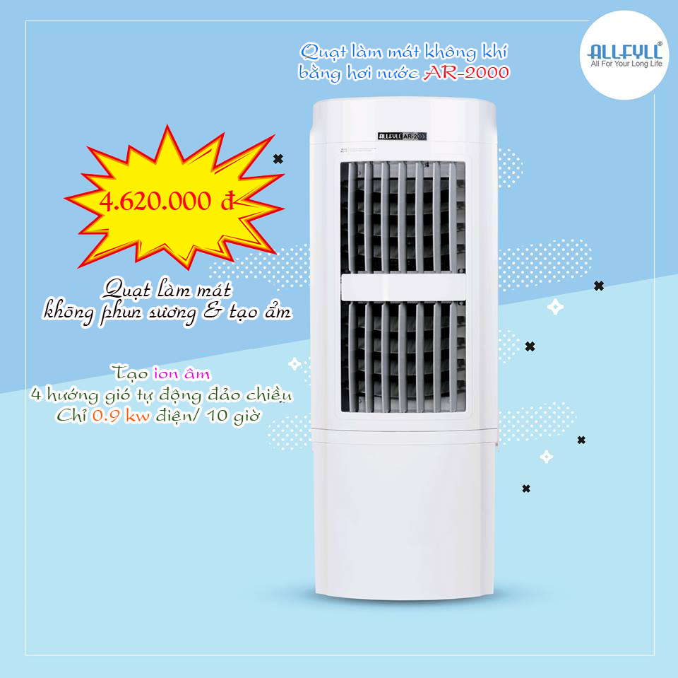Quạt làm mát bằng hơi nước Allfyll model AR-2000