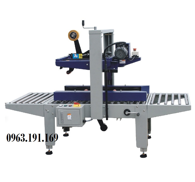 Máy dán băng dính 2 mặt thùng carton
