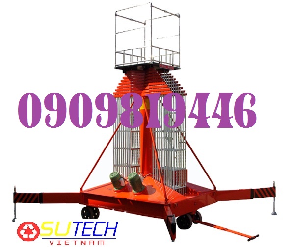 Thang nâng hàng nền tảng di động lồng xilanh