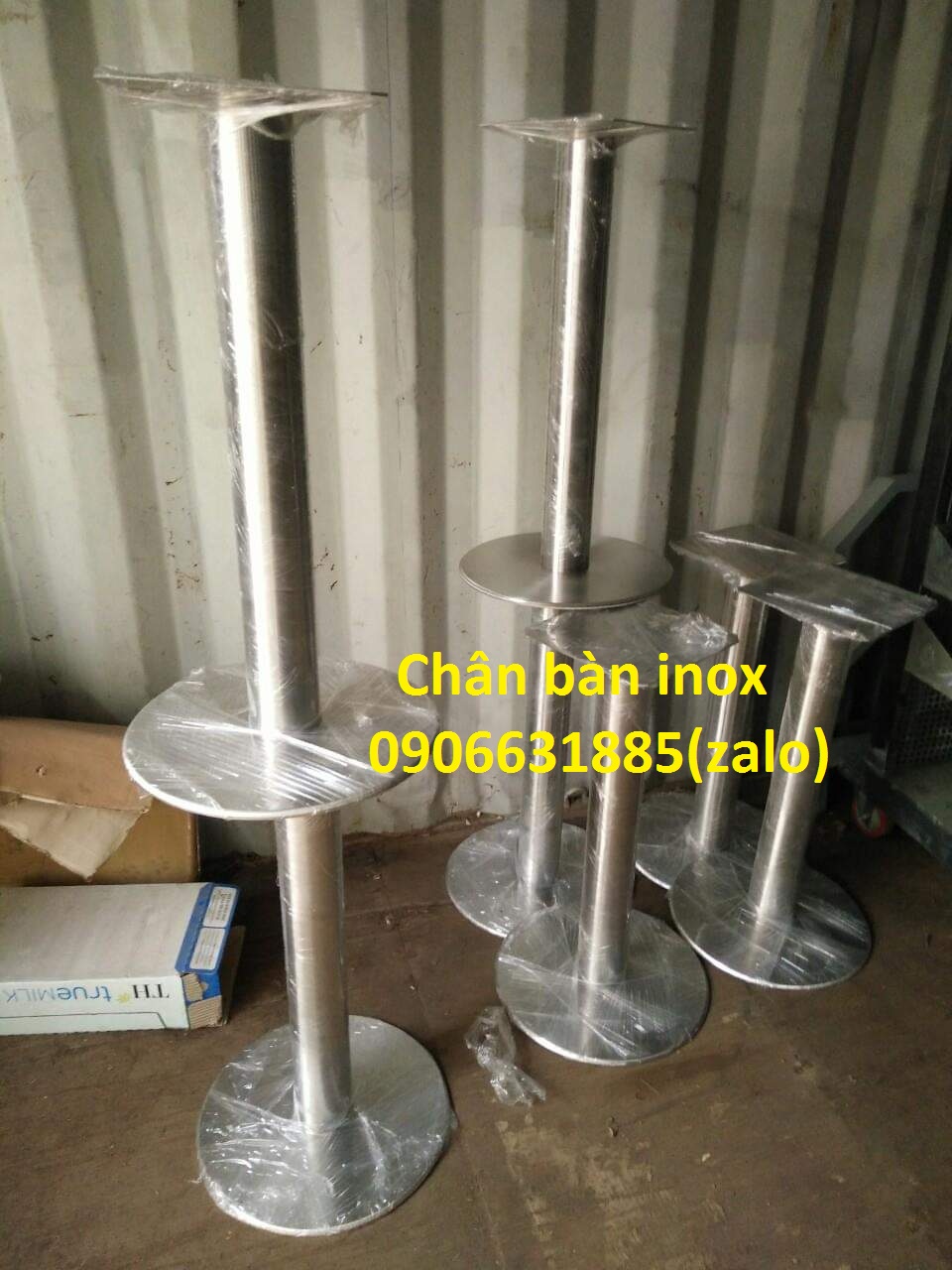 Nhận gia công chân bàn sắt, inox theo yêu cầu