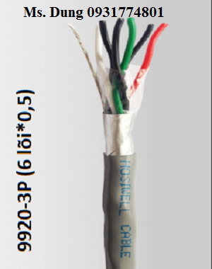 Cáp báo cháy 20AWG loại 3pair 6 lõi