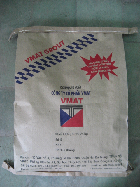Vmat Grout M60- Vữa tự chảy