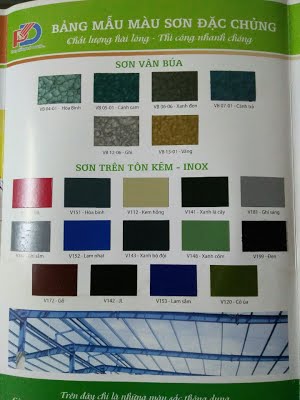 Sơn epoxy chuyên dùng cho kết cấu sắt thép