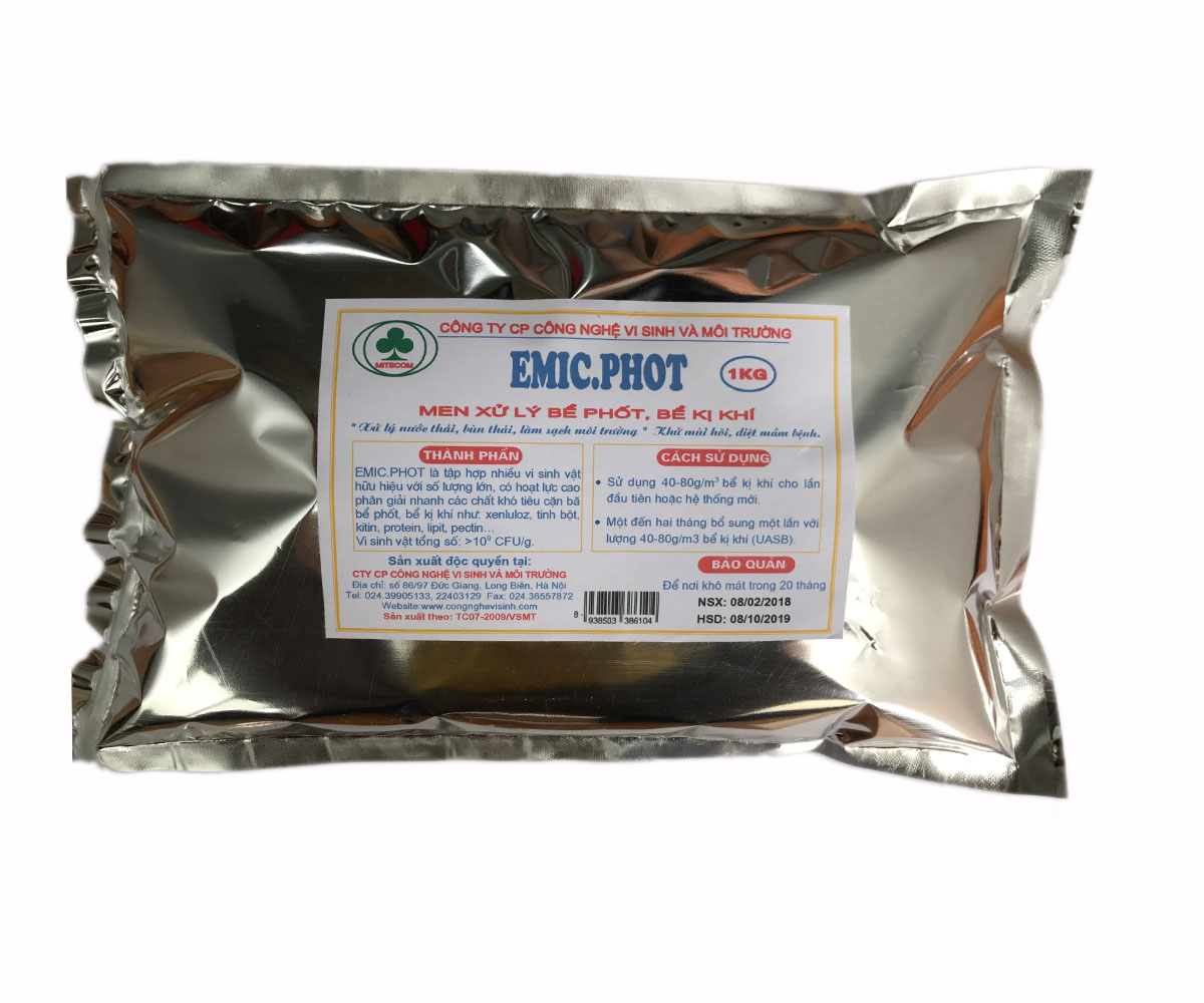 EMIC.PHOT - Men xử lý bể kị khí