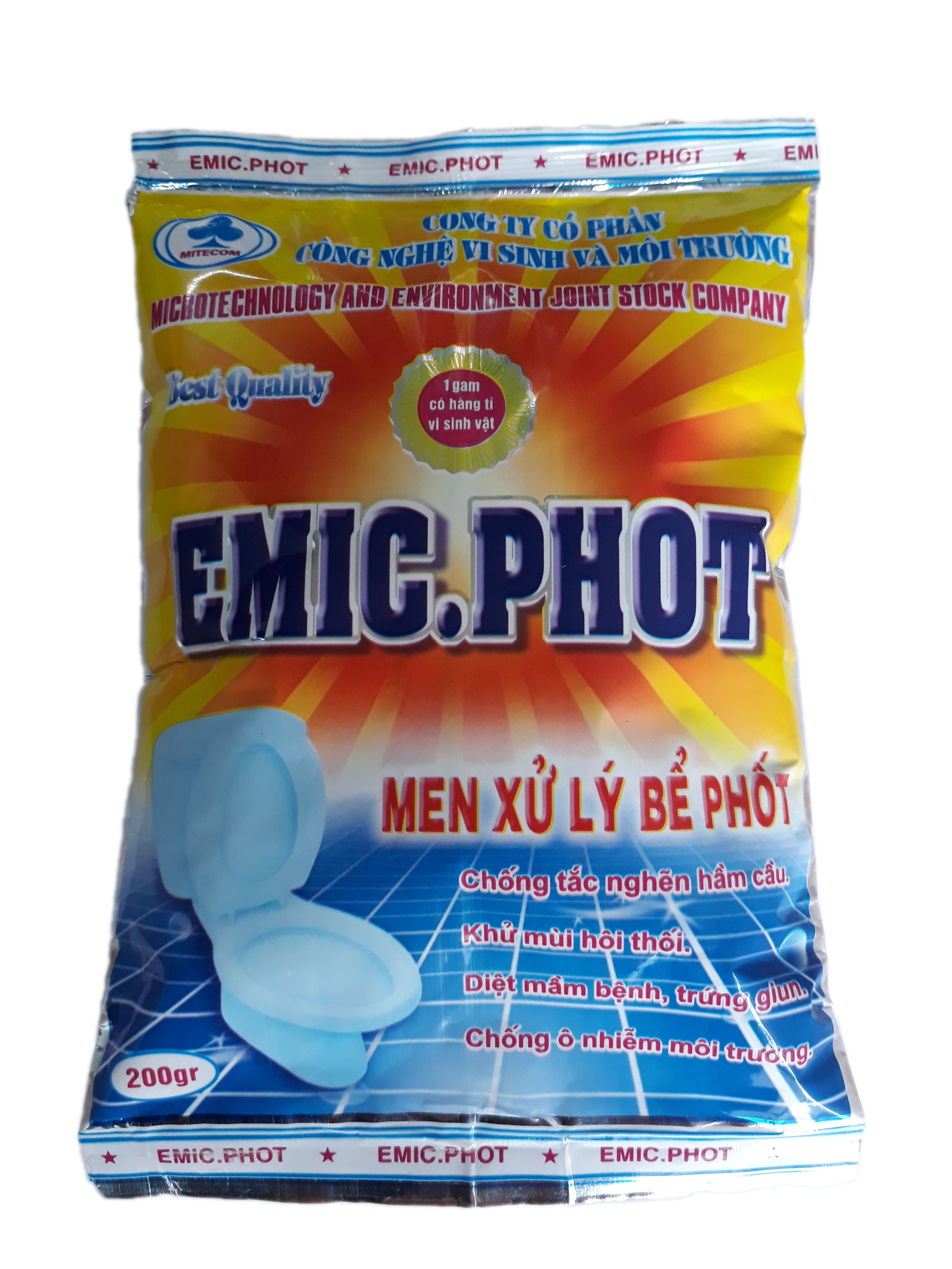 Men xử lý bể kị khí – EMIC.PHOT