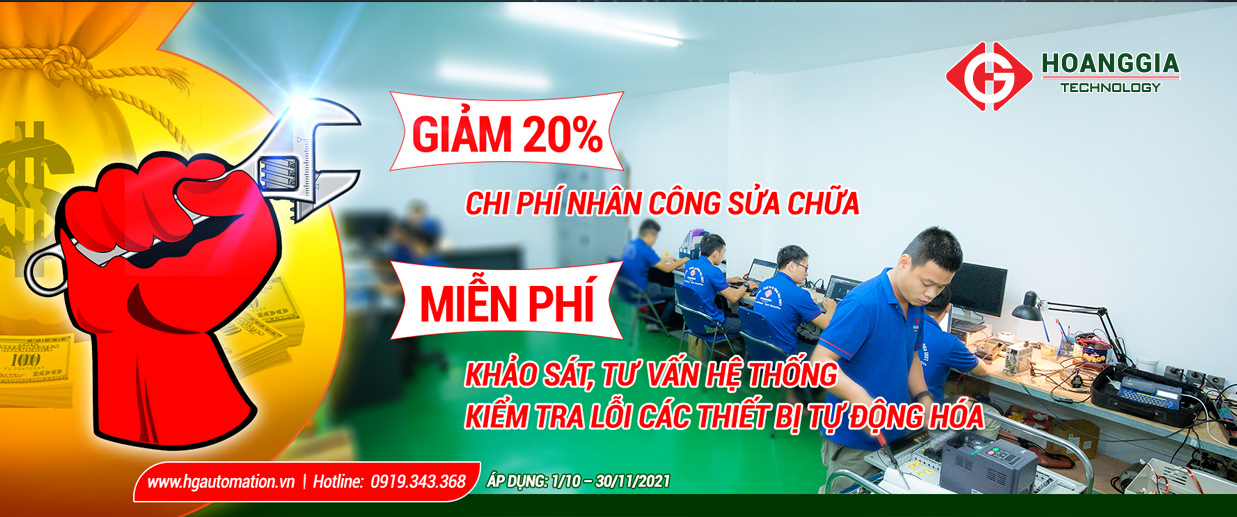 Giảm 20% chi phí nhân công sửa chữa - Miễn phí khảo sát, tư vấn, kiểm tra lỗi tại nhà máy