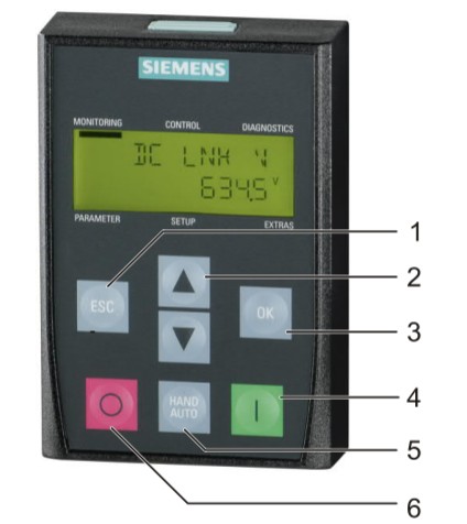 Màn hình biến tần Siemens BOP-2