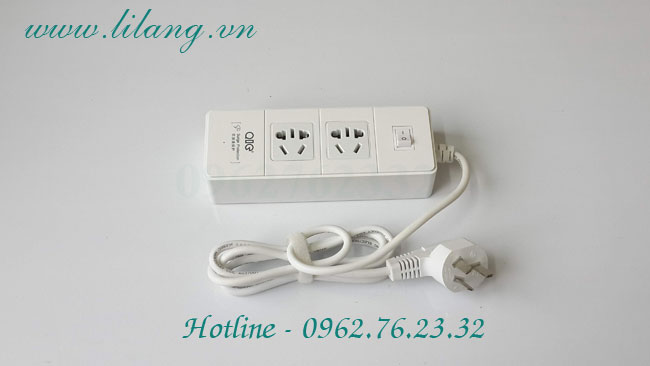 Ổ cắm điện Orico 2 lỗ kèm cổng sạc USB