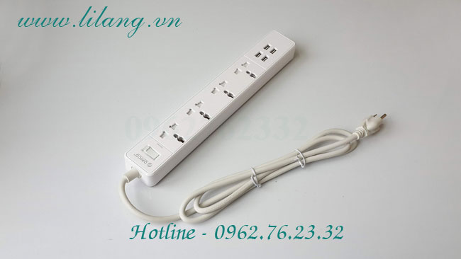 Ổ cắm điện 4 lỗ Orico