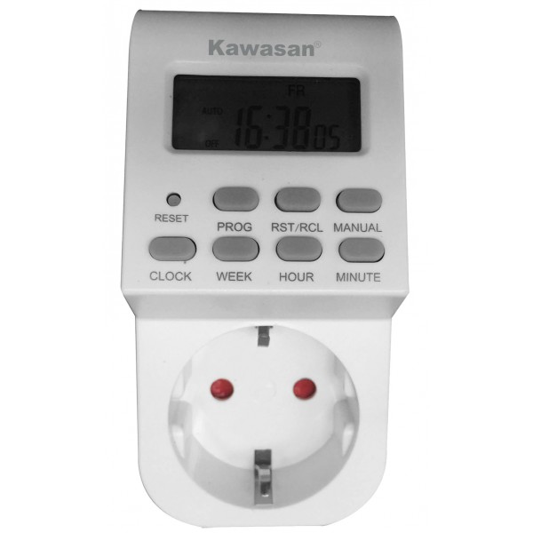 Ổ cắm hẹn giờ kỹ thuật số Kawasan KW-TGE2B