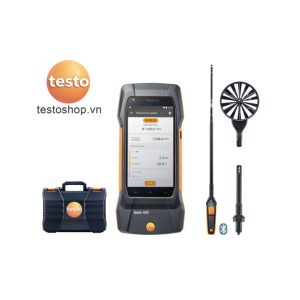 Đo lưu lượng không khí với đầu dò dạng sợi nhiệt | Bộ testo 400