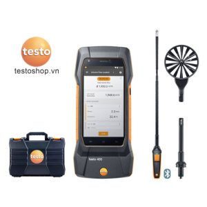 Bộ Testo 400 đo lưu lượng không khí với đầu dò cánh quạt 16 mm